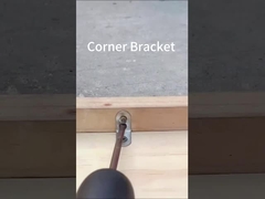 メーカー オーダーメイド スタンピング 飾り付け L 形 メタル コーナー ブレーキット 木材