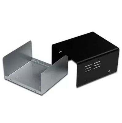 小型ステンレス鋼 右角ブレーキット 曲がったタイプ L ブレーキット 家具用 黒いコーナーブレーキット シートメタル製造