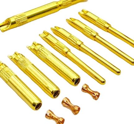 オーダーメイド メタル ブロンズ ランタン シュラペル 端末 接続器 バナナ プラグ 端末 薄金属 製造