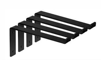 卸売 L サポート スチール 壁掛け 高耐久 フローティング メタル棚受けブラケット