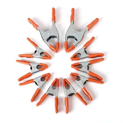 オーダーメイド メタルスプリングクランプ ツール ハードウェア ハンドクランプ ホワイト メタルクランプ 4'6'9'