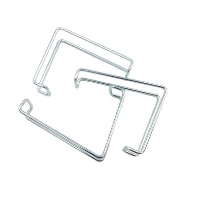 木製箱用の二重ワイヤレス交換キャストクリップ - 116 x 89 mm